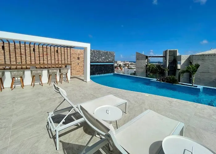 Downtown With Rooftop Pool - Walk To 5th Ave & The Apartment Playa del Carmen